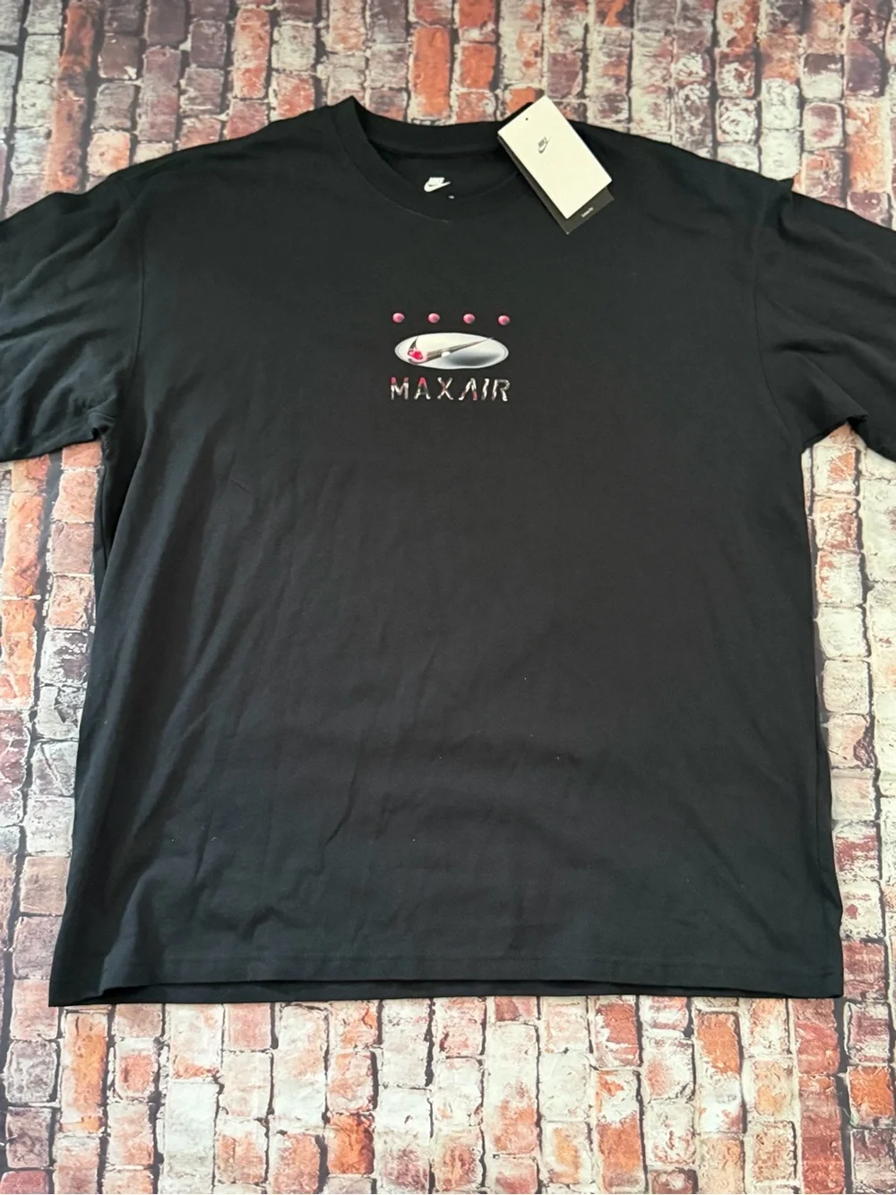 Nike Black Max Air Logo Short Sleeve Tee